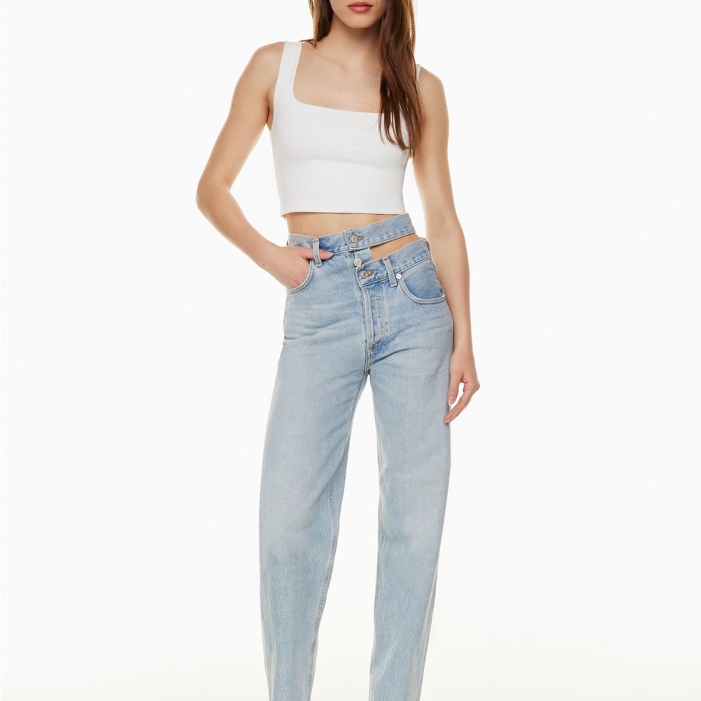 AGOLDE ‘Broken Waistband’ Light Blue Women's Jeans